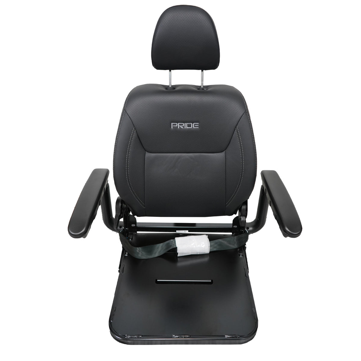 Black Vinyl High-Back Pan Seat Air 2