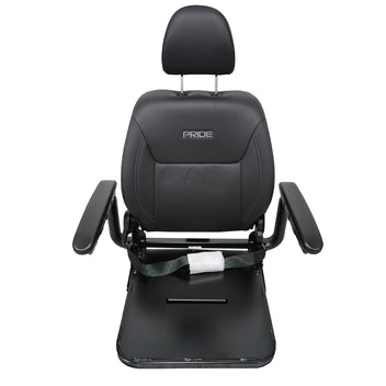 Black Vinyl High-Back Pan Seat Air 2