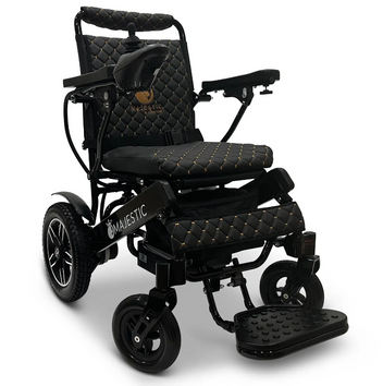 MAJESTIC IQ-8000 Manual Folding Remote Controlled Electric Wheelchair - ComfyGO