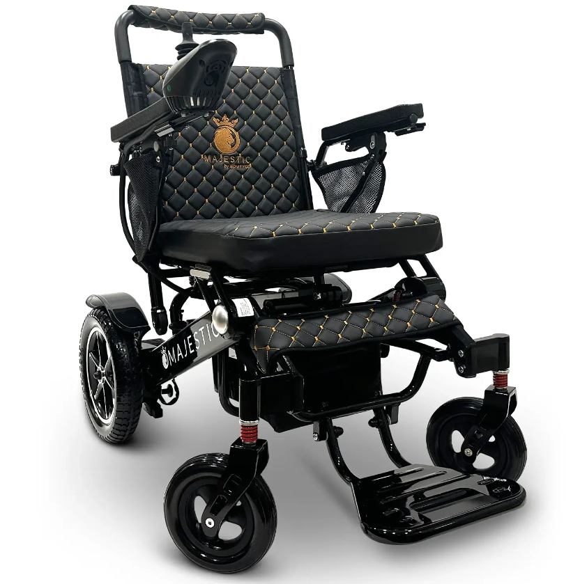 MAJESTIC IQ-7000 Auto Folding Remote Controlled Electric Wheelchair - ComfyGo