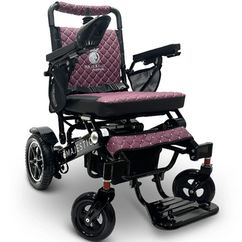 MAJESTIC IQ-7000 Manual Folding Remote Controlled Electric Wheelchair - ComfyGO