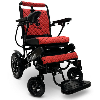 MAJESTIC IQ-8000 Manual Folding Remote Controlled Electric Wheelchair - ComfyGO