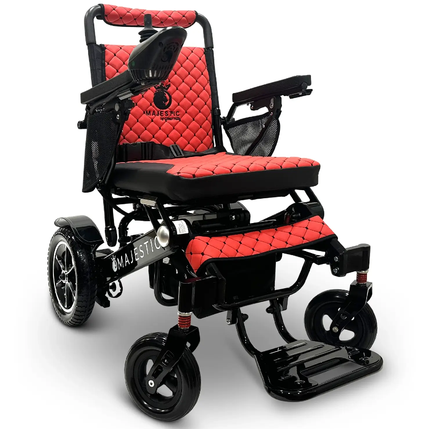 MAJESTIC IQ-7000 Auto Folding Remote Controlled Electric Wheelchair - ComfyGo