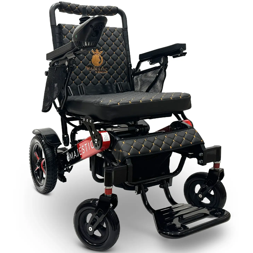 MAJESTIC IQ-7000 Auto Folding Remote Controlled Electric Wheelchair - ComfyGo