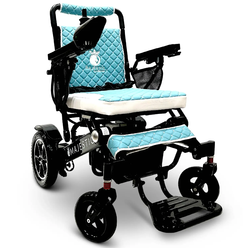 MAJESTIC IQ-7000 Auto Folding Remote Controlled Electric Wheelchair - ComfyGo