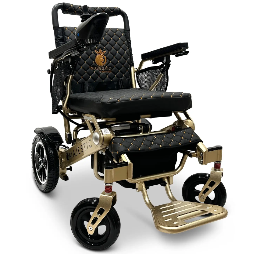 MAJESTIC IQ-7000 Auto Folding Remote Controlled Electric Wheelchair - ComfyGo