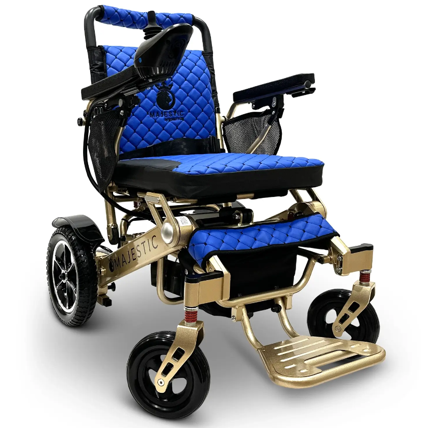 MAJESTIC IQ-7000 Auto Folding Remote Controlled Electric Wheelchair - ComfyGo