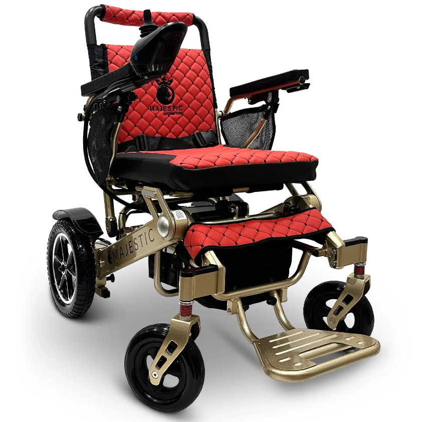 MAJESTIC IQ-7000 Auto Folding Remote Controlled Electric Wheelchair - ComfyGo