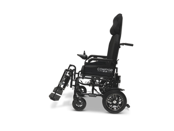 X-9 ComfyGO Remote Controlled Electric Wheelchair, Auto Reclining Backrest & Lifting Leg Rests