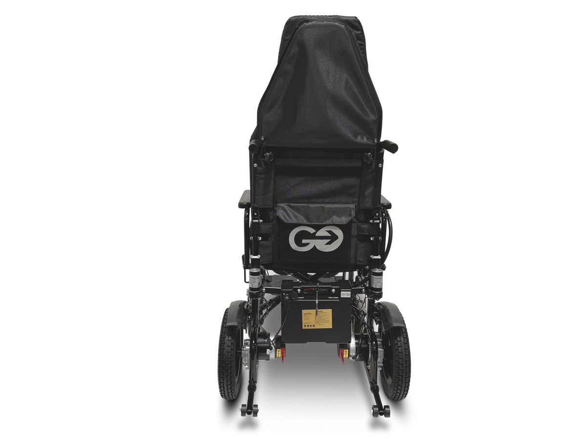 X-9 ComfyGO Remote Controlled Electric Wheelchair, Auto Reclining Backrest & Lifting Leg Rests