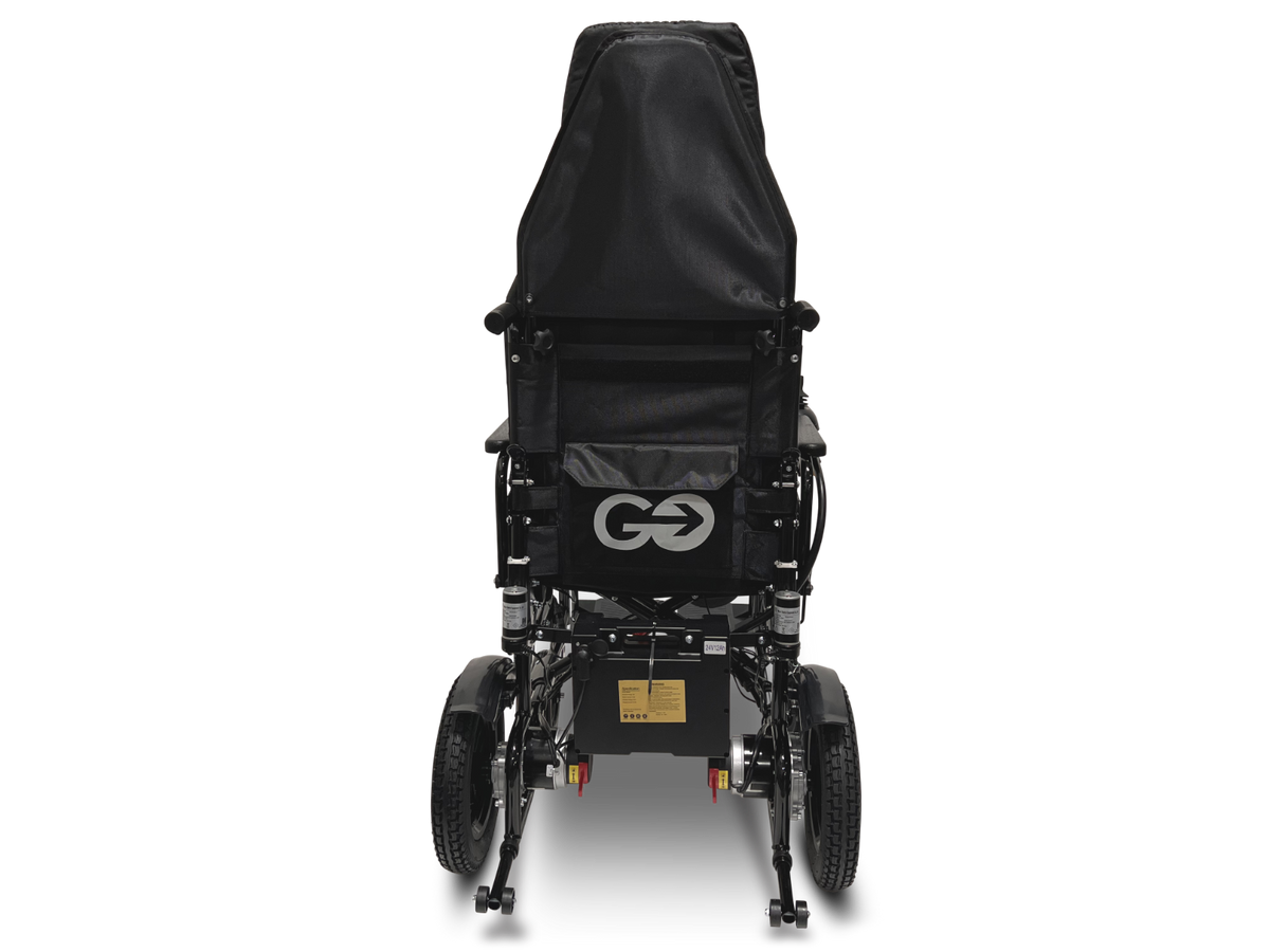 X-9 ComfyGO Remote Controlled Electric Wheelchair, Auto Reclining Backrest & Lifting Leg Rests