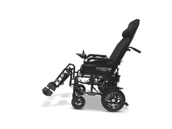 X-9 ComfyGO Remote Controlled Electric Wheelchair, Auto Reclining Backrest & Lifting Leg Rests