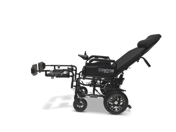 X-9 ComfyGO Remote Controlled Electric Wheelchair, Auto Reclining Backrest & Lifting Leg Rests