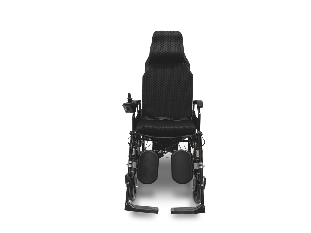 X-9 ComfyGO Remote Controlled Electric Wheelchair, Auto Reclining Backrest & Lifting Leg Rests