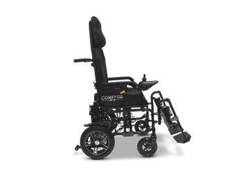 X-9 ComfyGO Remote Controlled Electric Wheelchair, Auto Reclining Backrest & Lifting Leg Rests