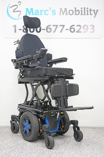 Quantum Edge 3 Stretto Power Wheelchair - 12" iLevel Seat Lift, Recline, Tilt, Legs - 5672