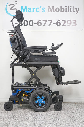 Quantum Edge 3 Stretto Power Wheelchair - 12" iLevel Seat Lift, Recline, Tilt, Legs - 5672