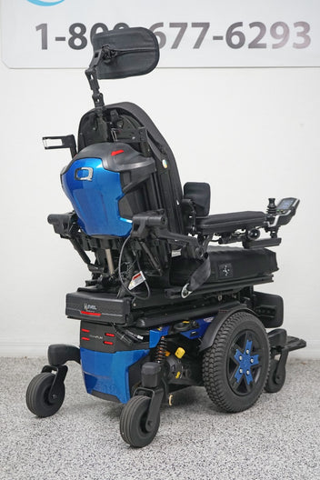 Quantum Edge 3 Stretto Power Wheelchair - 12" iLevel Seat Lift, Recline, Tilt, Legs - 5672