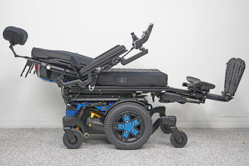 Quantum Edge 3 Stretto Power Wheelchair - 12" iLevel Seat Lift, Recline, Tilt, Legs - 5672