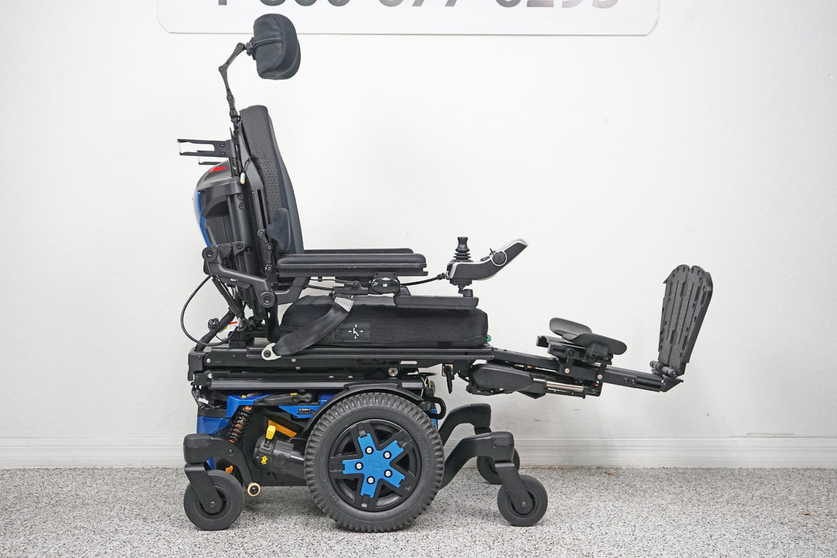 Quantum Edge 3 Stretto Power Wheelchair - 12" iLevel Seat Lift, Recline, Tilt, Legs - 5672