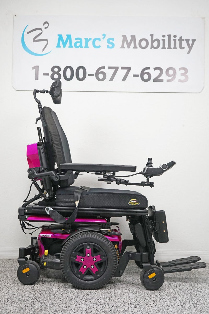 Quantum Edge 3 iLevel Power Wheelchair 12" Seat Lift, Tilt, Recline & Legs - 5725