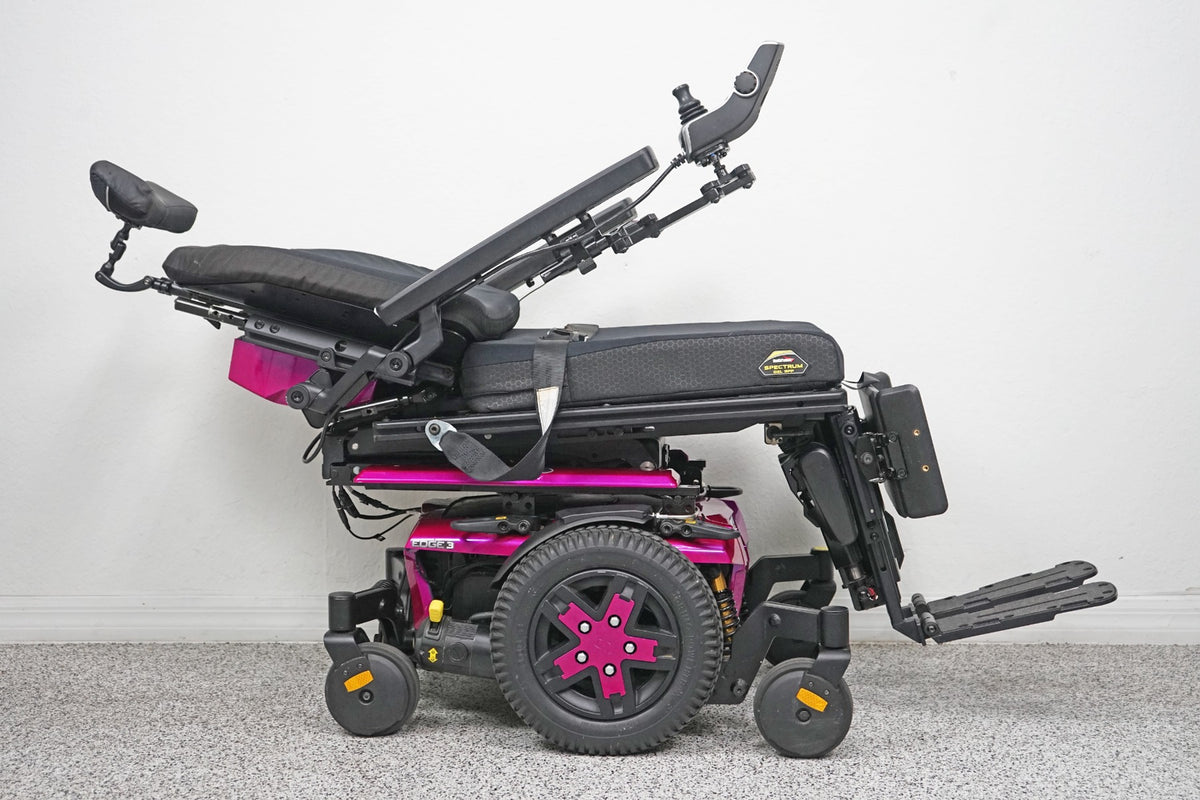 Quantum Edge 3 iLevel Power Wheelchair 12" Seat Lift, Tilt, Recline & Legs - 5725