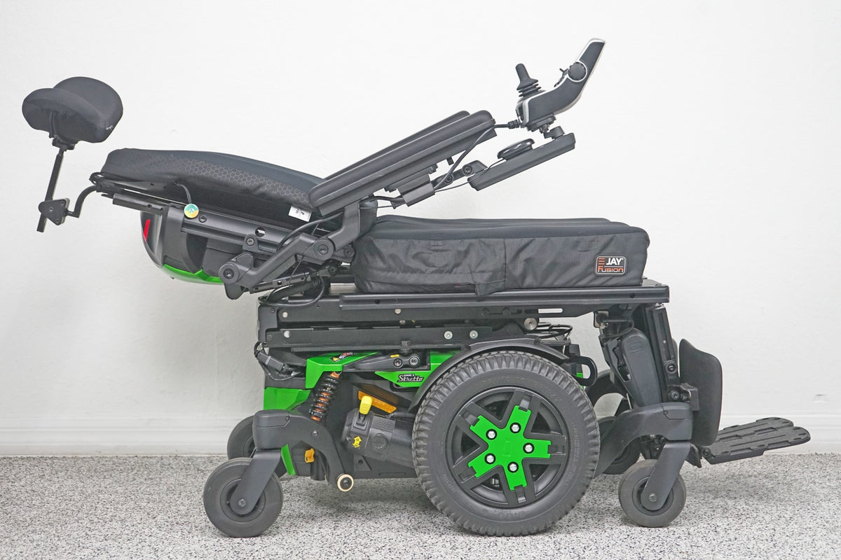 Quantum Edge 3 Stretto Power Wheelchair 12" iLevel Seat Lift, Tilt, Recline & Legs - 7668