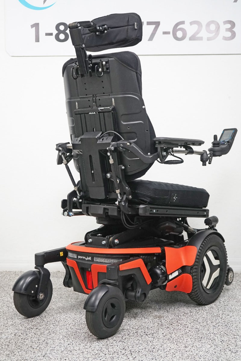 Permobil F5 Power Wheelchair 14" Seat Lift, Tilt, Recline & Legs - 5727