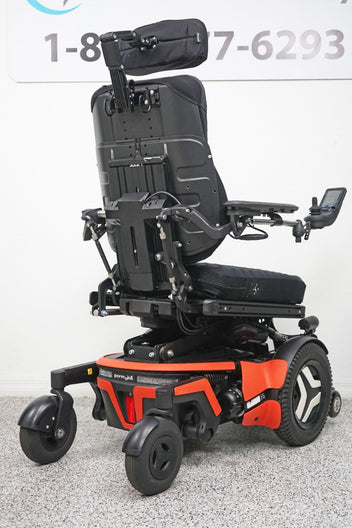 Permobil F5 Power Wheelchair 14" Seat Lift, Tilt, Recline & Legs - 5727