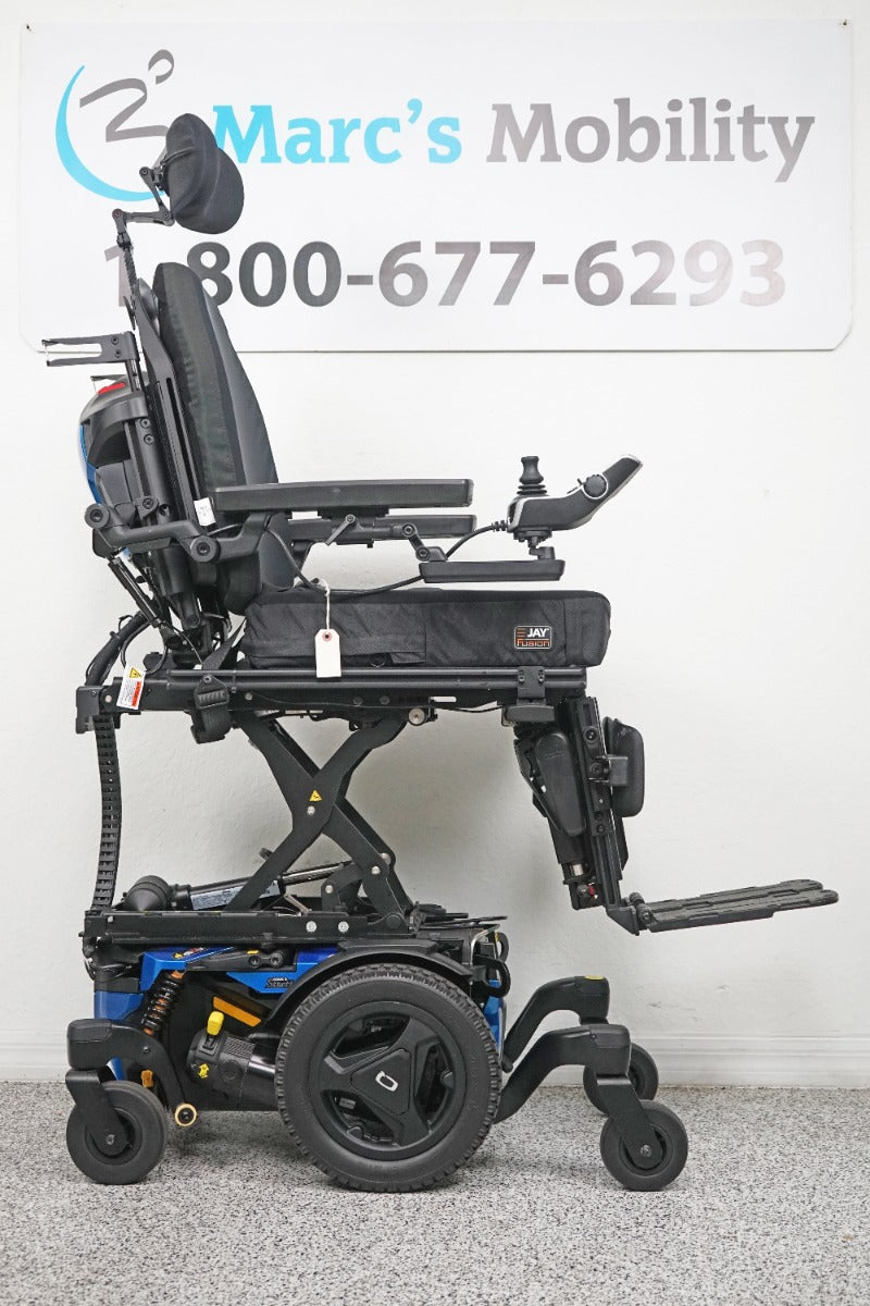 Quantum Edge 3 Stretto Power Wheelchair 12" iLevel Seat Lift, Tilt, Recline & Legs - 5767