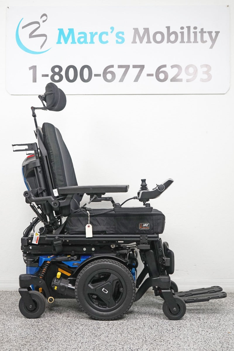 Quantum Edge 3 Stretto Power Wheelchair 12" iLevel Seat Lift, Tilt, Recline & Legs - 5767