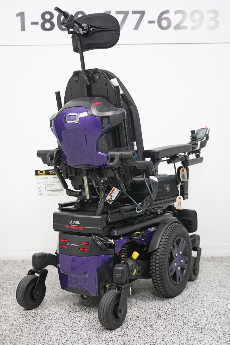 Quantum Edge 3 Stretto Power Wheelchair 12" iLevel Seat Lift, Tilt, Recline & Legs - 5792