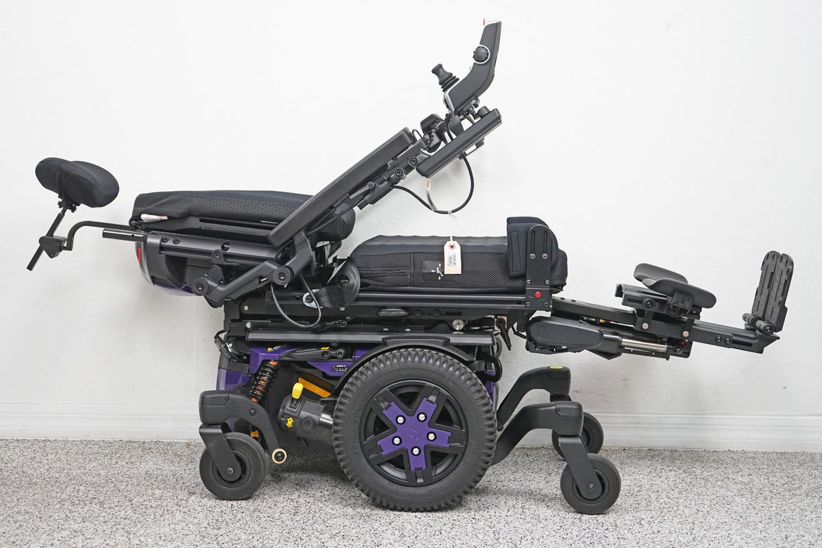 Quantum Edge 3 Stretto Power Wheelchair 12" iLevel Seat Lift, Tilt, Recline & Legs - 5792