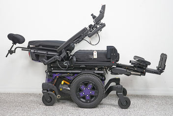 Quantum Edge 3 Stretto Power Wheelchair 12" iLevel Seat Lift, Tilt, Recline & Legs - 5792