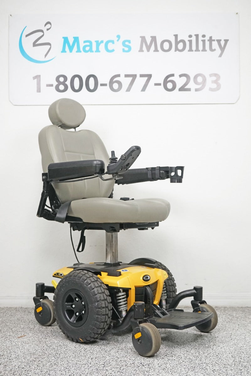 Quantum Q6 Edge Power Wheelchair Large Knobby Tires & 7" Seat Lift - 5649