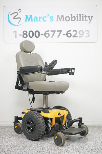 Quantum Q6 Edge Power Wheelchair Large Knobby Tires & 7" Seat Lift - 5649