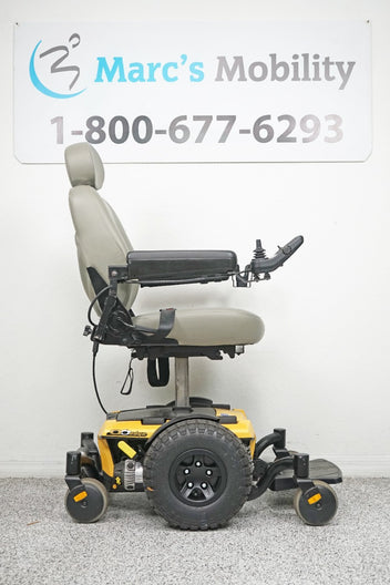 Quantum Q6 Edge Power Wheelchair Large Knobby Tires & 7" Seat Lift - 5649