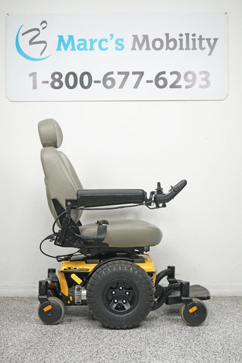 Quantum Q6 Edge Power Wheelchair Large Knobby Tires & 7" Seat Lift - 5649