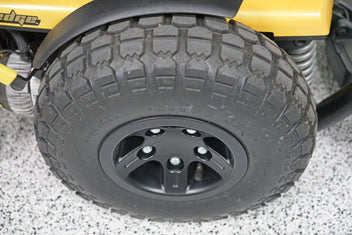 Quantum Q6 Edge Power Wheelchair Large Knobby Tires & 7" Seat Lift - 5649