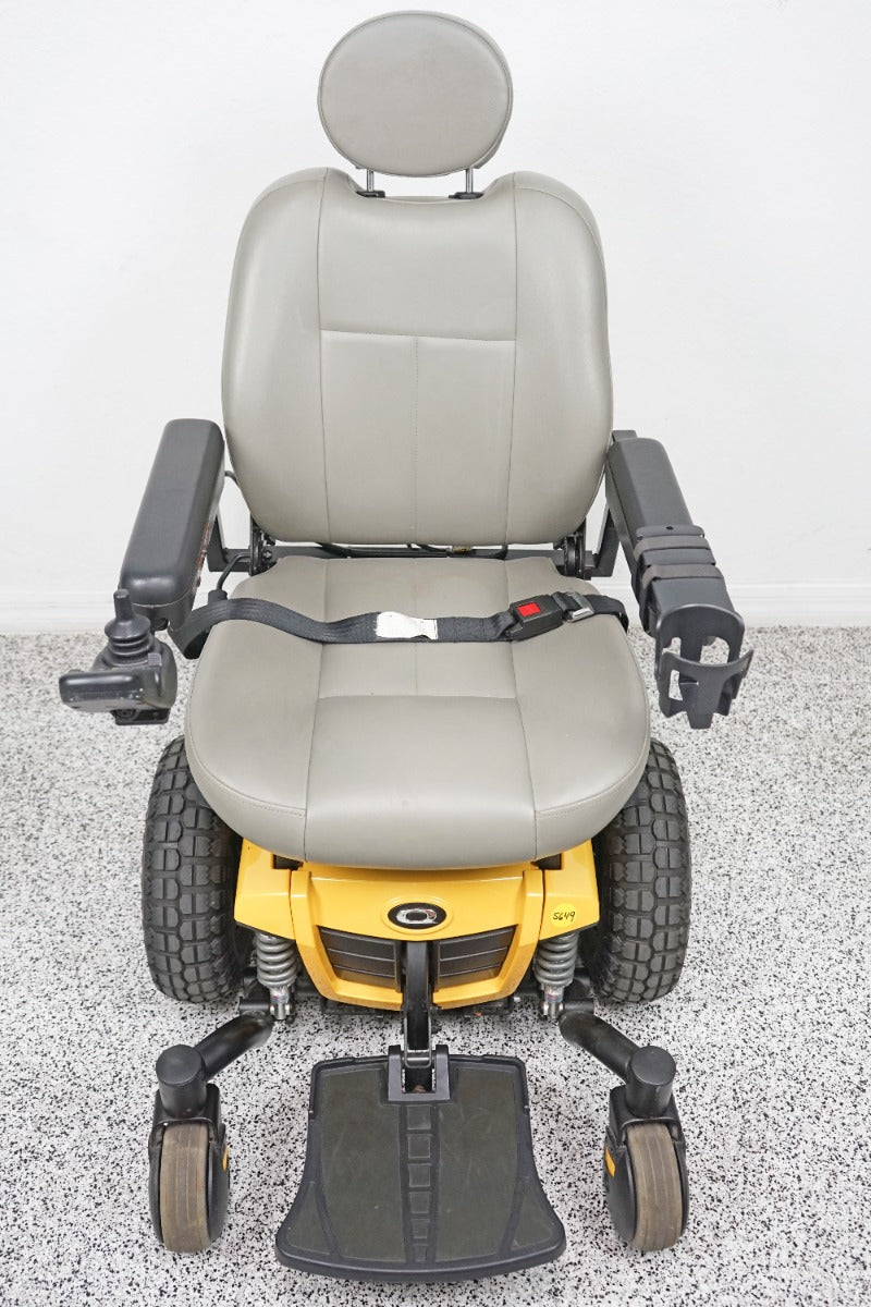 Quantum Q6 Edge Power Wheelchair Large Knobby Tires & 7" Seat Lift - 5649