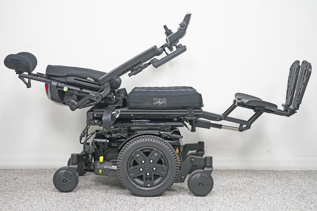 Quantum Edge 3 Power Wheelchair 12" iLevel Seat Lift, Tilt, Recline & Legs - 7591