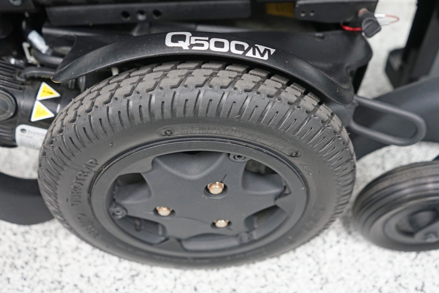 Quickie Q500 M Power Wheelchair 12" Seat Lift - 5892