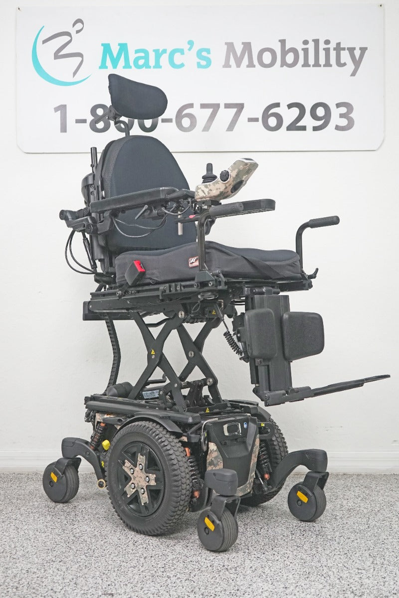 Quantum Edge 3 Stretto Power Wheelchair 12" iLevel Seat Lift, Tilt, Recline & Legs - 7786