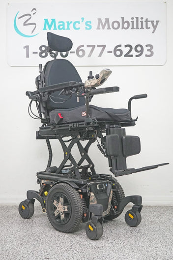 Quantum Edge 3 Stretto Power Wheelchair 12" iLevel Seat Lift, Tilt, Recline & Legs - 7786