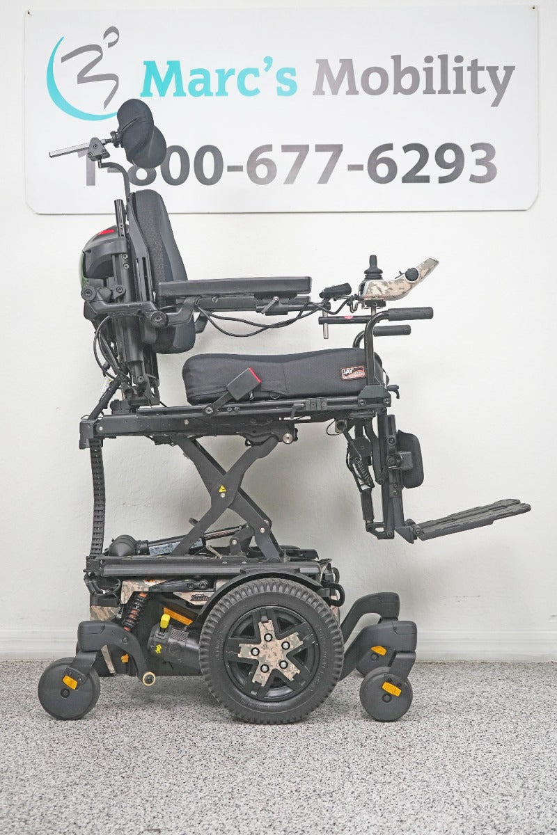 Quantum Edge 3 Stretto Power Wheelchair 12" iLevel Seat Lift, Tilt, Recline & Legs - 7786