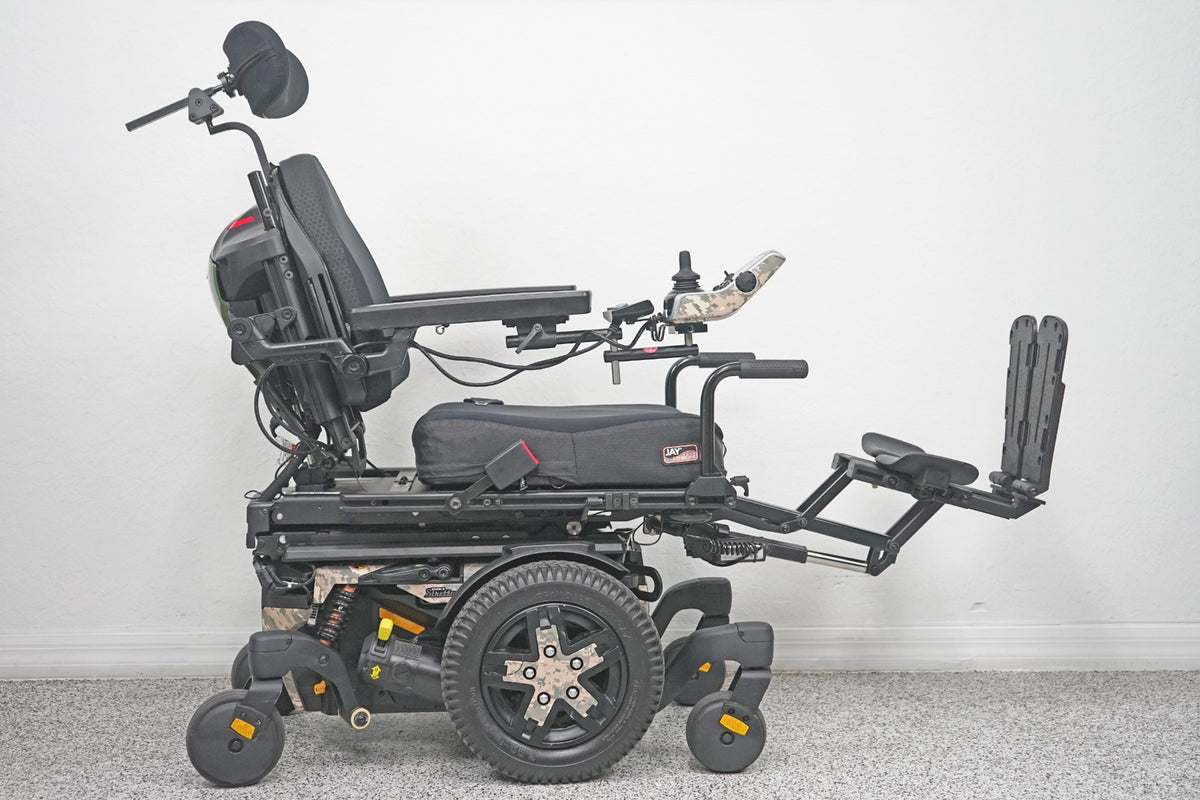 Quantum Edge 3 Stretto Power Wheelchair 12" iLevel Seat Lift, Tilt, Recline & Legs - 7786