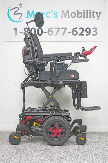 Quantum Edge 3 Stretto Power Wheelchair 12" iLevel Seat Lift, Tilt, Recline & Legs - 7862