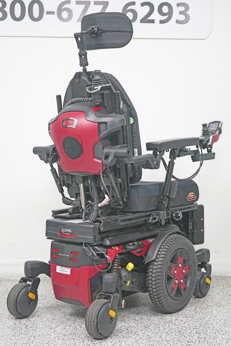 Quantum Edge 3 Stretto Power Wheelchair 12" iLevel Seat Lift, Tilt, Recline & Legs - 7862