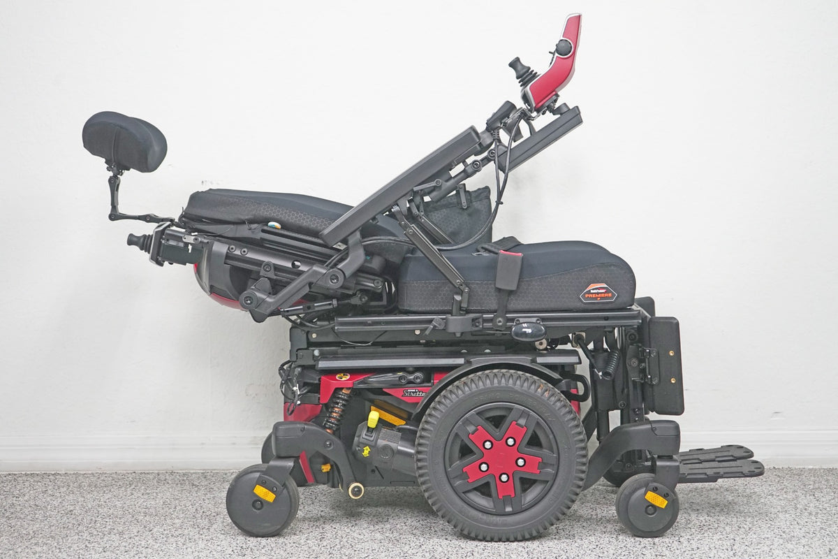 Quantum Edge 3 Stretto Power Wheelchair 12" iLevel Seat Lift, Tilt, Recline & Legs - 7862