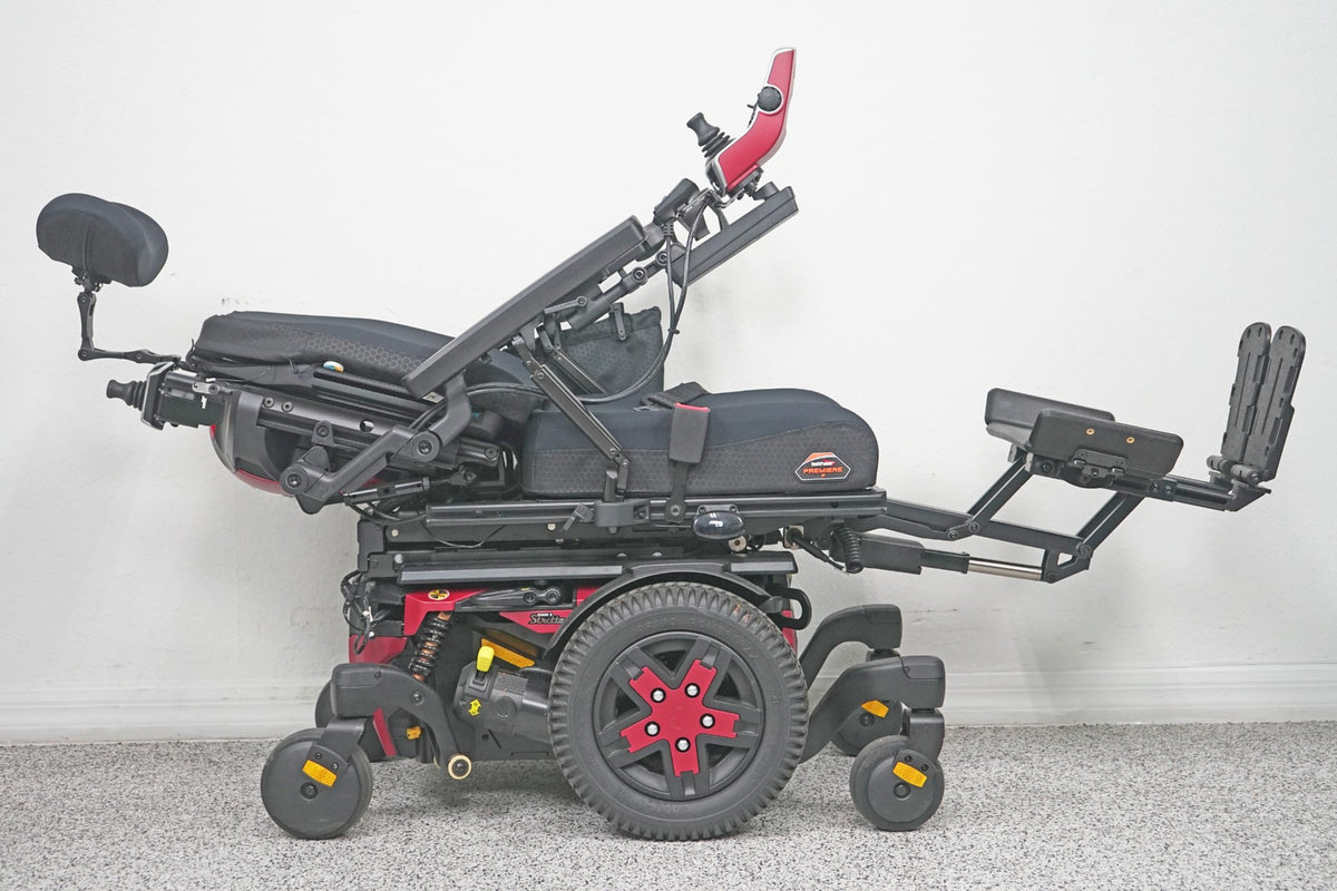 Quantum Edge 3 Stretto Power Wheelchair 12" iLevel Seat Lift, Tilt, Recline & Legs - 7862